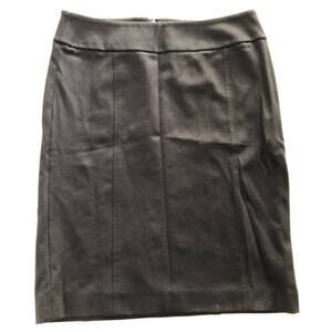 HALOGEN black pencil/straight knee length skirt size 6